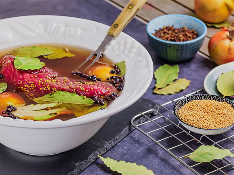 Sauerbraten einlegen