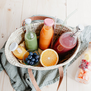 Smoothies aus tiefgefrorenen Früchten