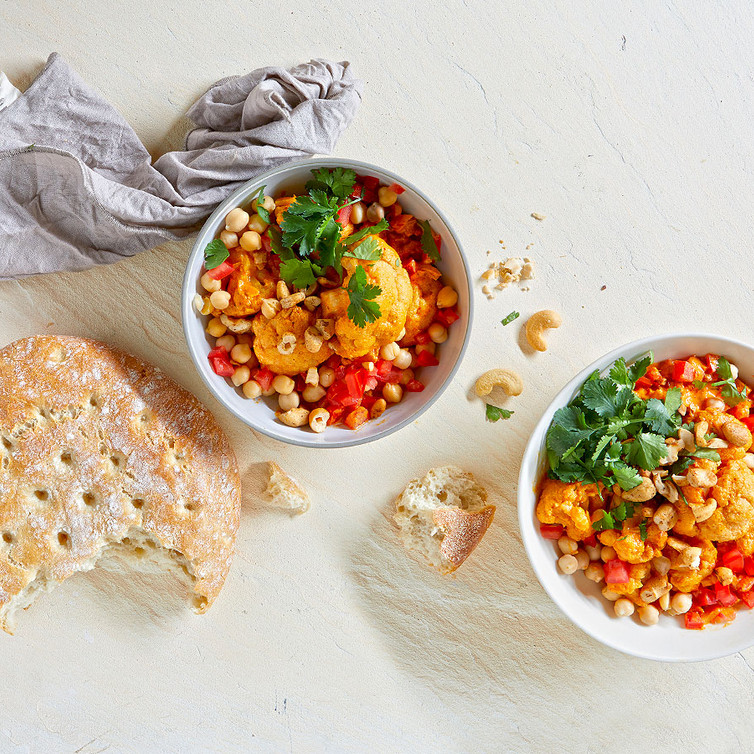 Blumenkohl-Kichererbsen-Curry